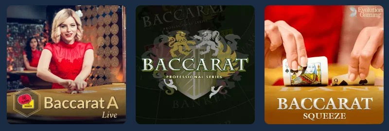 jogos de Baccarat no platin online casino